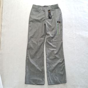 Lee dress pants women's size 6 short trousers gray regular fit flex motion